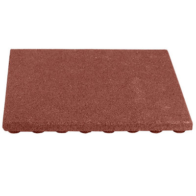 Fall Protection Rubber Horse Stall Tiles 50 X 50cm Thickness 4cm With Drainage Channel
